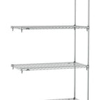 Thumbnail image #1 for Metro Super Erecta SA-1854C-86-A4 Super Adjustable Wire Add-On Shelving Unit, 54"W x 18"D x 86"H, 600 lb. capacity per shelf, 2000 lb. capacity per
