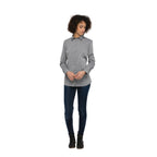 Thumbnail image #1 for Chef Works Chambray SHC06W-GRY-4XL Women's Gray Dress Shirt, Long Sleeve, Poly/Cotton, 4XL