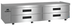 Thumbnail image #2 for Hoshizaki Steelheart 98-Inch Wide Two-Section Refrigerated Equipment Stand with 4 Drawers