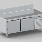 Thumbnail image #1 for EMI Industries SULP4030S Refrigerated Chef Base Equipment Stand, 40"W x 30"D x 32"H, 1 Stainless Steel Door, Side-Mounted Refrigeration