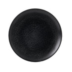 Thumbnail image #1 for Cardinal Evo Origins Black By Dudson EB260 Black Vitrified Ceramic Coupe Plate, Round, 10-1/4 in. 1 Dozen