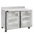Thumbnail image #1 for Traulsen Dealer's Choice CLUC-36R-GD-WTLL Two-Door Worktop Refrigerator, 36"W, Glass Doors, Stainless Steel, ENERGY STAR