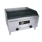 Thumbnail image #1 for EmberGlo E2424 Electric Countertop Charbroiler, 24"W, Cast-Iron Grate, 2 Recessed Heating Elements