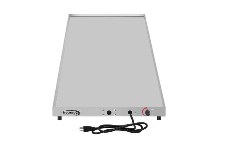 Product image #5 for KoolMore 60-Inch Commercial Countertop Warming Shelf, 304 Stainless Steel, Marine Edge