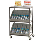 Thumbnail image #1 for Cal-Mil 23166-83 3-Tier Modular Food Cart, Ashwood, 28"W x 20"D x 40"H