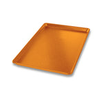 Thumbnail image #1 for Chicago Metallic Bakeware 40939 Half-Size Rectangular Display Pan, Textured Orange Anodized Aluminum, 11-15/16" x 17-15/16" x 13/16" Case of 12