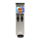 Thumbnail image #1 for Curtis TCC2N Iced Tea Concentrate Dispenser, Narrow Tower, 2 Heads, 4 gal, Stainless Steel, 8-1/2" Cup Clearance
