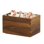 Thumbnail image #1 for Cal-Mil Sydney 23842-6-78 Walnut Box, 6.5"W x 10"D x 6"H, Compatible with Risers
