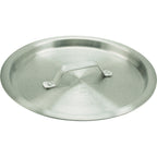 Thumbnail image #1 for AllPoints Foodservice Parts & Supplies 2571027 12-Quart Aluminum Stock Pot Cover with Handle