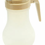 Thumbnail image #1 for TableCraft Products PP410A 10 oz Teardrop Syrup Dispenser with Transparent Polypropylene Jar and Almond ABS Plastic Top Case of 12