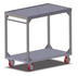 Thumbnail image #4 for Carter-Hoffmann TT104 Two-Shelf Stainless Steel Stacking Tray Transport Cart for 104 Correctional Insulated Trays