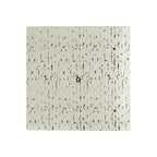 Thumbnail image #1 for Steelite International My Glass Studio GS196658 Square Glass Serving Platter, 10.75", Cream/Dark Grey