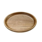 Thumbnail image #1 for Tableware Solutions USA S5014 Round Acacia Wood Serving Board, 7-7/8" Diameter