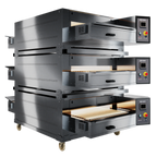 Thumbnail image #1 for Fiero (Formerly Forza Forni) Italforni TSC-E-3 Triple-Deck Electric Conveyor Pizza Oven, 31-1/4" Refractory Stone Belt, Floor Model, Ventless