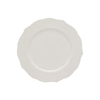 Thumbnail image #1 for Ten Strawberry Street Dahlia DHLA-0004 Bone China Side Plate, 7-7/8" Round, Scalloped Edge, White Case of 24