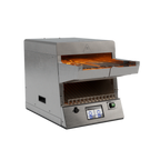Thumbnail image #1 for Prince Castle IRTDLD2-GMS13 Countertop Dual-Lane Infrared Conveyor Toaster, 2" Opening, 208V