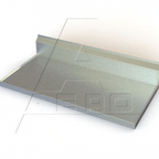 Thumbnail image #1 for AERO Manufacturing 1TCBV-3036 Stainless Steel Countertop Food Display with 10" Backsplash, 36"W x 30"D