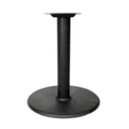 Thumbnail image #1 for SunFab 685-TB22RTH Dining Height Table Base, 22" Base Spread, 3" Steel Column, Cast Iron, Black Finish