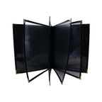 Thumbnail image #2 for Risch Seville SEV-10V 8.5X11 Hardback Faux-Leather Menu Cover, 8-1/2 x 11 in, Booklet, 10-View Case of 25