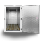Thumbnail image #2 for Leer 3764401-13 Pallet-Load Ice Merchandiser, Indoor, 225 cu. ft., Solid Loading Doors, 111.5"W x 62.25"D x 96.5"H