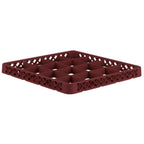 Thumbnail image #1 for Vollrath Rack Max® TRD-21 Full-Size Dishwasher Rack Extender, 16 Compartments, Burgundy, 19-3/4" x 19-3/4" x 1-9/16" Case of 12