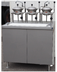 Thumbnail image #1 for Southbend Steam Gas-Fired Oyster Bar Kettle/Cabinet Assembly with 3 x 2-Liter Manual Tilt Kettles and 40-Inch Base
