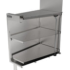 Thumbnail image #7 for Perlick Corporation Top Shelf TSF24SC-GR 24-Inch Stainless Steel Underbar Glass Storage Cabinet with Drainboard Top, 2 Adjustable Rack Shelves