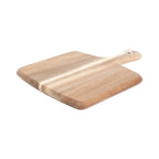 Thumbnail image #1 for Mikasa Hospitality Wood&Food 5314999 Acacia Wood Square Serving Board, 11.2 x 8.7 in., Without Handle Case of 24