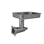 Thumbnail image #1 for Alfa International 22 SS CCA Complete Meat Chopper Attachment, Fits #12 Hub, Stainless Steel, with Pan, Stomper, Plates and Knife