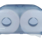 Thumbnail image #2 for CFS Brands Classic R4000TBL Jumbo Toilet Paper Dispenser, Double Roll, Plastic, Fits Two 9-Inch Rolls