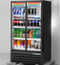 Thumbnail image #5 for True Slim Line Two-Section Glass Door Refrigerated Merchandiser, Bottom-Mounted, 30 7/8 Inches Wide