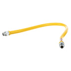Thumbnail image #1 for AllPoints Foodservice Parts & Supplies Mavrik 8016546 Gas Connector Hose, 48", 3/4" Connection, PVC-Coated Stainless Steel