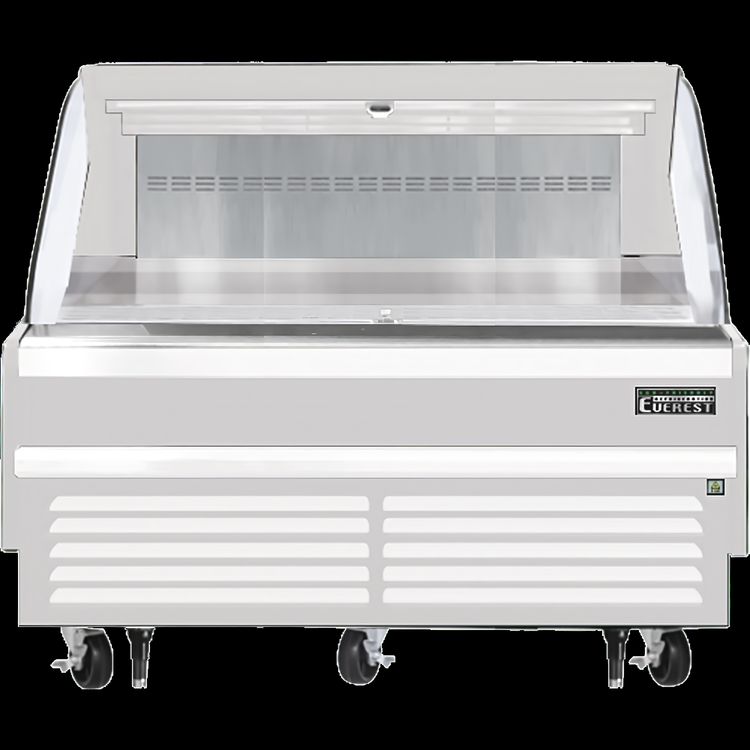 Product image #5 for Everest Refrigeration 60-Inch Horizontal Open Display Merchandiser, Self-Contained Bottom-Mount Refrigeration, 9.3 Cu. Ft., White
