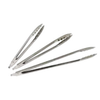Thumbnail image #1 for Alegacy Foodservice Products 9513 Locking Stainless Steel Tongs, 16", Scalloped Edge, Non-Coated Handle Case of 12