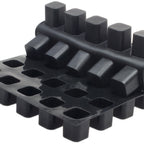 Thumbnail image #1 for JB Prince Pavoni M620 Z 35-Compartment Silicone Baking Mold, Tango Shape, 4.4 oz. Capacity, 23-1/2"L x 15-3/4"W
