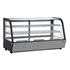 Thumbnail image #1 for USR Brands Marchia MDC261 Countertop Bakery Display Refrigerator, 48"W, 7.1 cu. ft., Bottom-Mounted Self-Contained, Sliding Rear Doors