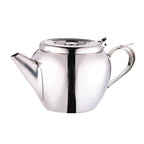 Thumbnail image #1 for Browne USA Foodservice 515152 12 oz 18/8 Stainless Steel Teapot with Strainer