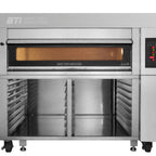 Thumbnail image #1 for Turbo Air Bake Tech Innovation BTDO-401U 1-Tier Deck Oven, 4 Trays, 18" x 26" Tray Size, Stainless Steel & Glass Exterior