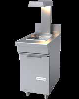 Garland Sentry 18-Inch Wide Electric Range-Match Stainless Steel Fry Dump Station with Heat Lamp