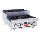 Thumbnail image #1 for Royal Range of California Delux Series RDHP-36-6SU 36" Gas Step-Up Hotplate with 3 Open and 3 Step-Up Burners