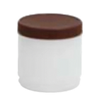 Thumbnail image #1 for Alegacy Foodservice Products PP1BR 16 oz Polyethylene Pourer with Brown Cap, Frosted Body Case of 12