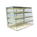 Thumbnail image #1 for RPI Industries Vienna VIDD3-34-R-SL-FD Dry Countertop Pastry Display Case, 44-1/4"W, Self-Service, 3 Adjustable Shelves, Stainless Steel