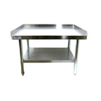 Thumbnail image #1 for SunFab SFES-3060 Equipment Stand, 60"W x 30"D x 24"H, 16-Gauge Stainless Steel Top, Galvanized Open Base with Undershelf