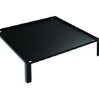 Thumbnail image #1 for Cardinal Domino by Abert FP044 Square Black Powder-Coated Steel Buffet Riser, 15.75 x 15.75 x 3.5 in