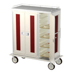 Thumbnail image #1 for Caddy TD-630-D 3-Compartment Non-Insulated Tray Delivery Cart, 30-Tray Capacity, 3-Door, Polymer Construction