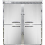 Thumbnail image #1 for Continental Refrigerator Designer Line D2RENHD Two-Section Wide Reach-In Refrigerator, 57" Wide, Solid Half-Height Hinged Doors, Self-Contained