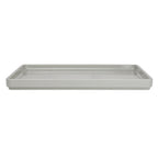 Thumbnail image #2 for Steelite International Creations 7193TM102 Square Melamine Bento Box Lid, Greystone, 10.5 x 10 x 0.875 in 1 Dozen