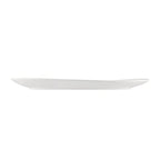 Thumbnail image #2 for CAC China Bahamas BHM-61 16" Oval Embossed Porcelain Platter, Bone White 1 Dozen