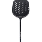 Thumbnail image #1 for Italiana FoodTech 1026-13533 Perforated Pizza Peel, 135 x 33 cm, Black