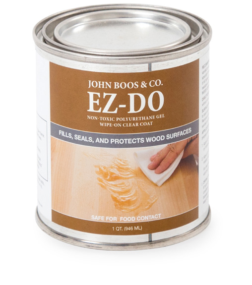 Product image #2 for John Boos EZ-Do Polyurethane Gel Wood Sealer and Protector, Case of 4 1-Quart Cans